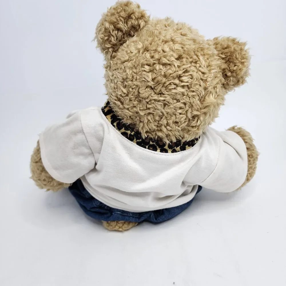 Build A Bear BAB Bear Stuffed Plush w. Outfit Vintage‎ 1997 Teddy Brown